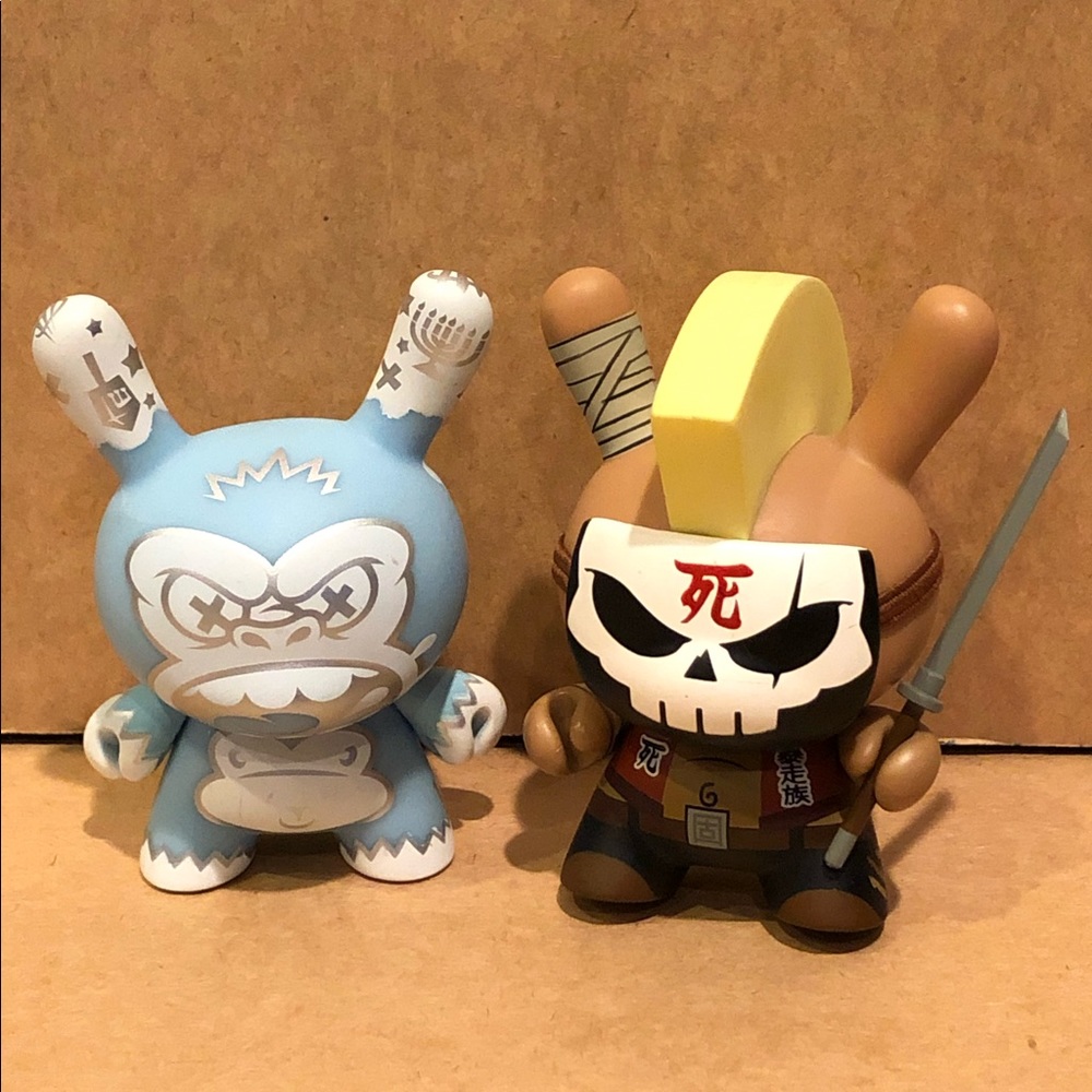Two Kidrobot dunnies